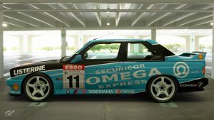 1991 BMW Team Listerine BTCC Liveries
