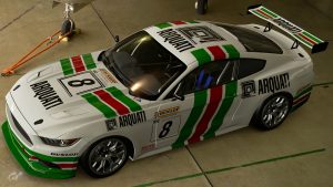 Jerry Mahony 1988 BTCC Ford Mustang livery