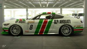 Jerry Mahony 1988 BTCC Ford Mustang livery