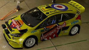 Burger Shot World Rally Team Ford Focus Livery