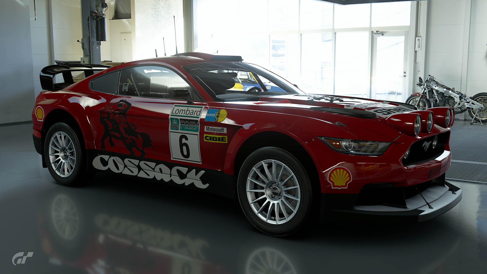 Roger Clark Cossack Ford Mustang Tribute Livery