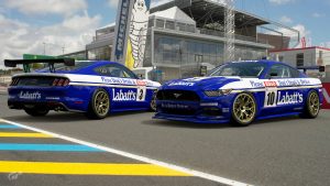 Labatt's 1990 BTCC Ford Mustang Liveries